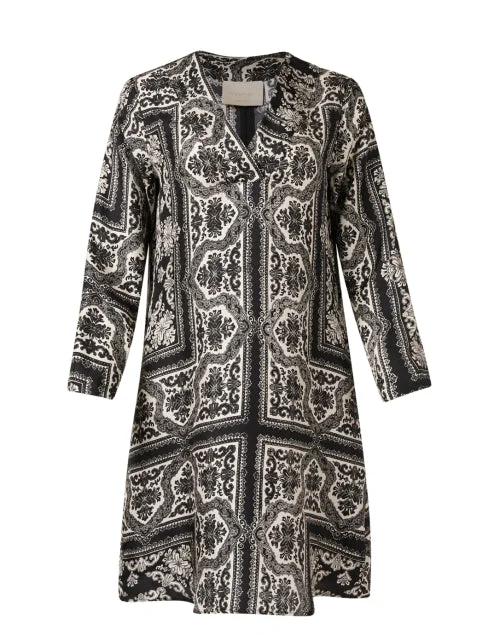 Kilian Black and White Print Dress