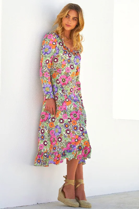 Amira Dress | Enchanted Floral Pink/Multi