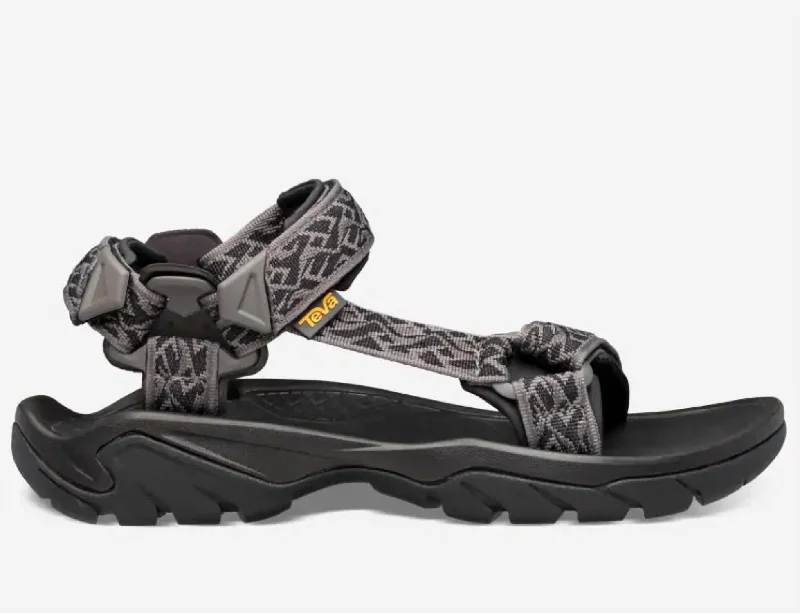 Men's Terra Fi 5 Universal Sandal In Wavy Trail Black