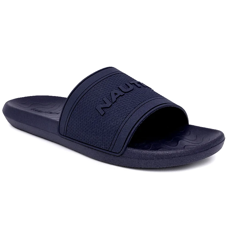 Nautica Logo Slide Sandal