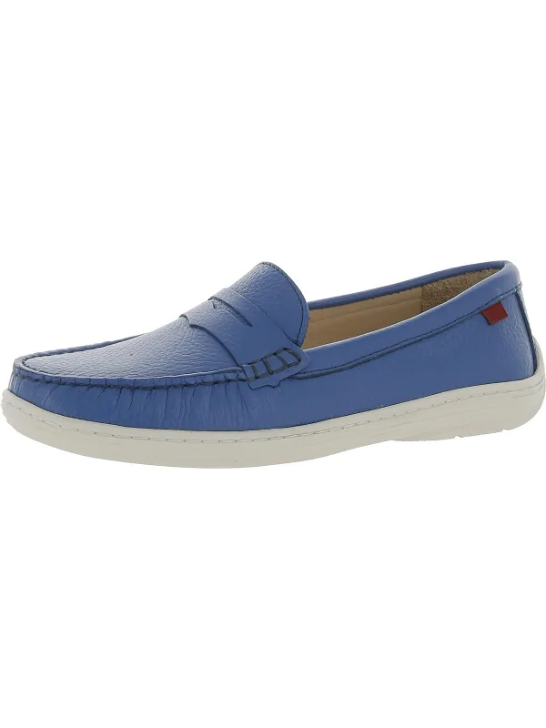 Union St Womens Suede Contrast Stitch Loafers