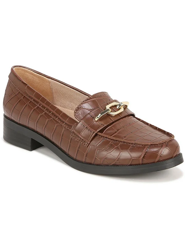 Womens Slip On Round Toe Loafers